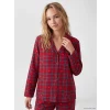 LCW DREAM Kırmızı Ekose Kadın Pijama Takım