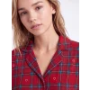 LCW DREAM Kırmızı Ekose Kadın Pijama Takım