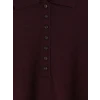 LCW EVERYDAY Bordo Polo Yaka Kadın Triko Kazak