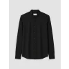 LCW Vision Siyah Slim Fit Dokulu Erkek Gömlek