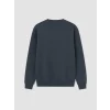 SOUTHBLUE Lacivert Bisiklet Yaka Nakışlı Erkek Kalın Sweatshirt