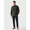 LCWAIKIKI Classic Haki Regular Fit Ekose Erkek Gömlek