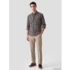 LCWAIKIKI Classic Bej Standart Kalıp Ekose Gabardin Erkek Gömlek