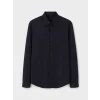 SOUTHBLUE Lacivert Slim Fit Çizgili Erkek Gömlek