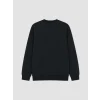 SOUTHBLUE Yeşil Bisiklet Yaka Baskılı Erkek Sweatshirt