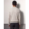 LCW Vision Bej Polo Yaka Erkek Sweatshirt