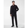 LCWAIKIKI Classic Siyah Dik Yaka Erkek Fermuarlı Sweatshirt
