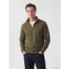 LCWAIKIKI Classic Haki Dik Yaka Erkek Kalın Sweatshirt