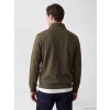 LCWAIKIKI Classic Haki Dik Yaka Erkek Kalın Sweatshirt
