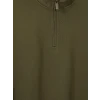 LCWAIKIKI Classic Haki Dik Yaka Erkek Kalın Sweatshirt
