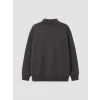 LCW Kids Antrasit Minecraft Baskılı Erkek Çocuk Kalın Sweatshirt