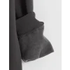 LCW Kids Antrasit Minecraft Baskılı Erkek Çocuk Kalın Sweatshirt