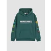 LCW Kids Yeşil Kapüşonlu Minecraft Baskılı Erkek Çocuk Sweatshirt