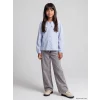 LCW Kids Karışık Wideleg Taşlı Kız Çocuk Jean Pantolon