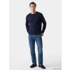 LCWAIKIKI Classic Lacivert Bisiklet Yaka Erkek Sweatshirt