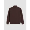 LCWAIKIKI Classic Kahverengi Dik Yaka Erkek Kalın Sweatshirt