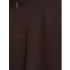 LCWAIKIKI Classic Kahverengi Dik Yaka Erkek Kalın Sweatshirt