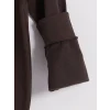 LCWAIKIKI Classic Kahverengi Dik Yaka Erkek Kalın Sweatshirt