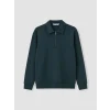 LCW Vision Petrol Polo Yaka Erkek Sweatshirt