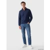 LCWAIKIKI Classic Lacivert Dik Yaka Erkek Kalın Sweatshirt