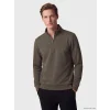 SOUTHBLUE Haki Dik Yaka Erkek Sweatshirt