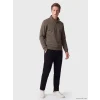 SOUTHBLUE Haki Dik Yaka Erkek Sweatshirt