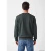LCWAIKIKI Classic Haki Bisiklet Yaka Baskılı Erkek Kalın Sweatshirt