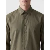 SOUTHBLUE Haki Regular Fit Gabardin Erkek Gömlek