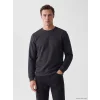 LCWAIKIKI Classic Siyah Bisiklet Yaka Erkek Sweatshirt