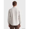 SOUTHBLUE Beyaz Slim Fit Çizgili Erkek Gömlek