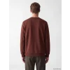 SOUTHBLUE Kahverengi Bisiklet Yaka Kalın Erkek Sweatshirt
