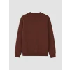 SOUTHBLUE Kahverengi Bisiklet Yaka Kalın Erkek Sweatshirt