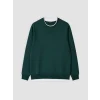 XSIDE Yeşil Bisiklet Yaka Erkek Sweatshirt
