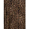 LCW EVERYDAY Kahverengi Leopar Desenli Kadın Body