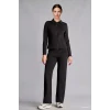 Defacto H8794AXBK81 Siyah Straight Fit Standart Boy Skuba Dalgıç Kumaş Sporcu Eşofman Altı