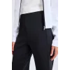 Defacto H8794AXBK81 Siyah Straight Fit Standart Boy Skuba Dalgıç Kumaş Sporcu Eşofman Altı