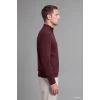 Defacto A5184AXBR34 Bordo Standart Fit Normal Kesim Dik Yaka Yarım Fermuarlı Basic Düz Triko Kazak