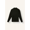 Defacto I2039AXKH538 Haki Regular Fit Düğmeli Polo Yaka Basic Sweatshirt