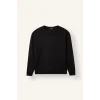 Defacto I0568AXBK81 Siyah Standart Fit Bisiklet Yaka Dikiş Detaylı Baskılı Sweatshirt
