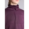 Defacto I8419AXPR38 Mor Balloon Fit Yarım Fermuarlı Basic Sweatshirt