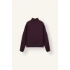 Defacto I8419AXPR38 Mor Balloon Fit Yarım Fermuarlı Basic Sweatshirt