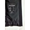 Defacto E9253AXBK81 Siyah Rüzgar Geçirmez Su İtici Regular Fit Kapüşonlu Fermuarlı Cepli Şişme Mont
