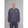 Defacto H9863AXGR328 Gri Boxy Fit Bisiklet Yaka Sırtı Baskılı Sweatshirt