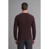 Defacto C8814AXBN339 Kahve Standart Fıt Bisiklet Yaka Triko Kahverengi Kazak