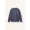 Defacto H9863AXGR328 Gri Boxy Fit Bisiklet Yaka Sırtı Baskılı Sweatshirt