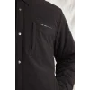 Defacto H1898AXBK81 Siyah Su Geçirmez Slim Fit Çıtçıtlı Cepli Mont