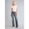 Defacto I4972AXNM34 Mavi Straight Wide Yüksek Bel Düz ve Geniş Paça Jean Pantolon