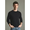 Defacto A5268AXBK81 Siyah Regular Fit Bisiklet Yaka Basic Triko Kazak