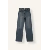 Defacto I4972AXNM34 Mavi Straight Wide Yüksek Bel Düz ve Geniş Paça Jean Pantolon