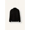 Defacto A5110AXBK27 Siyah Regular Fit Polo Yaka Cepli Süet Gömlek Ceket